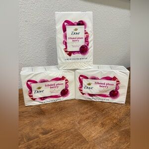 12 Bars Limited Edition Frosted Plum Berry Dove Soap